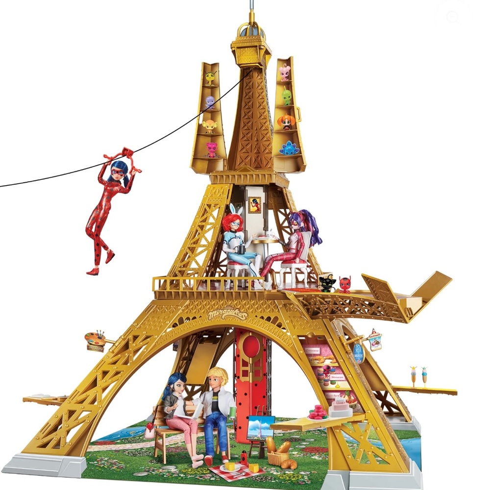 Sold Out! Miraculous Ladybug/Cat Noir Deluxe Eiffel Tower Playset
